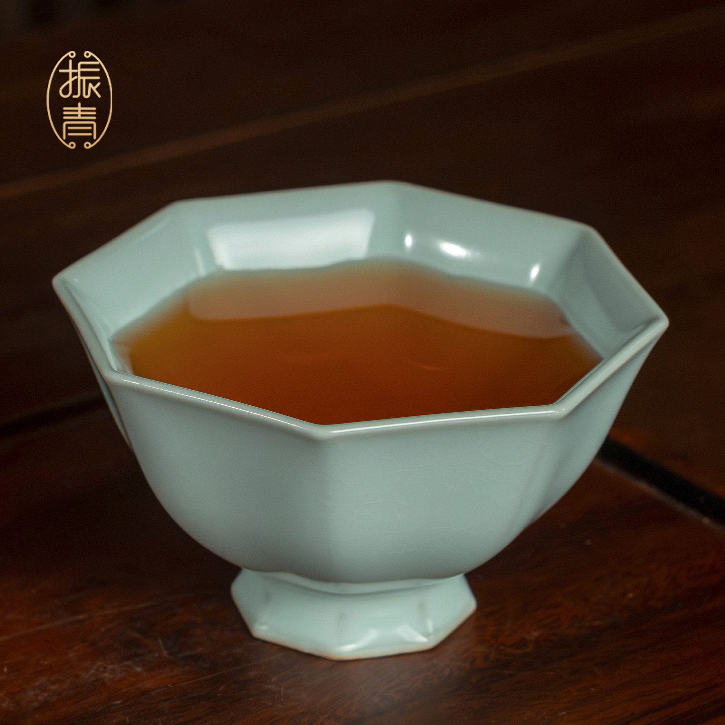 汝窑开片可养八方主人杯大号图片