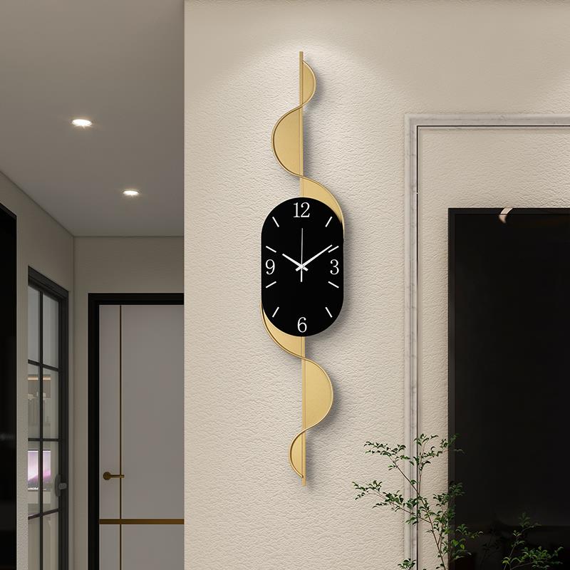 2025新款挂钟客厅家庭时尚现代简约免打孔石英钟创意装饰极简钟表