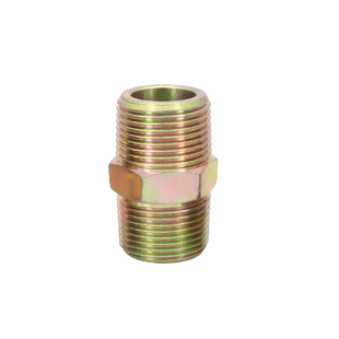 液压对丝高压过度接头碳钢镀锌外螺纹油管变径对丝A型英制管接头