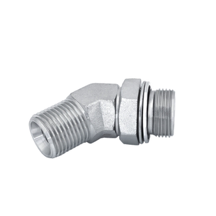 45度弯头1CH4-OG/1DH4-OG永华标准可调卡套公制转公制高压管接头