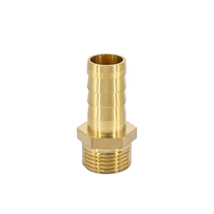 特厚全铜外丝宝塔格林头软管皮管接1/2插6/8/10/19/25mm1寸管接头