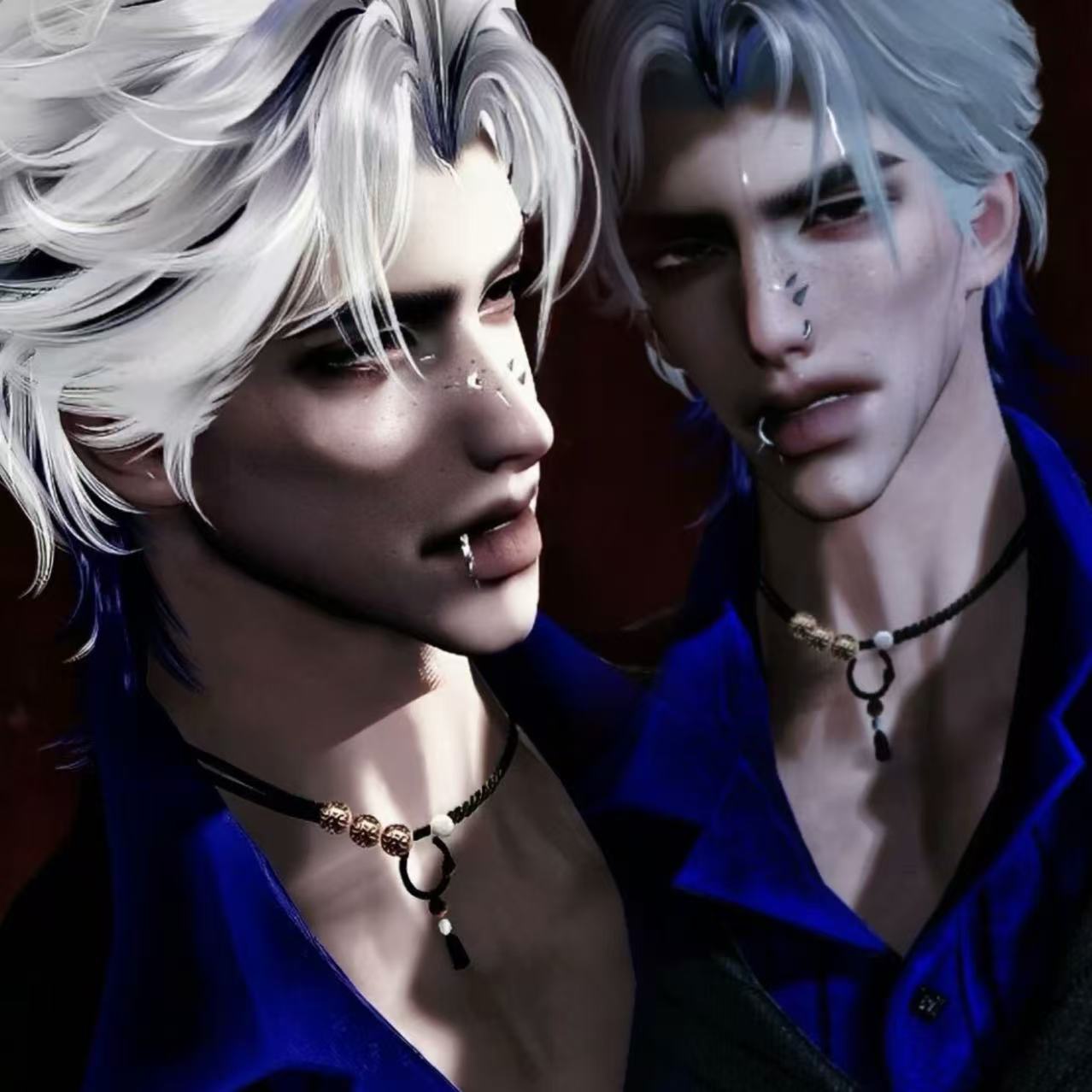 【直拍秒发】熟男硬汉风 超帅成男捏脸 逆水寒手游捏脸男角色通用