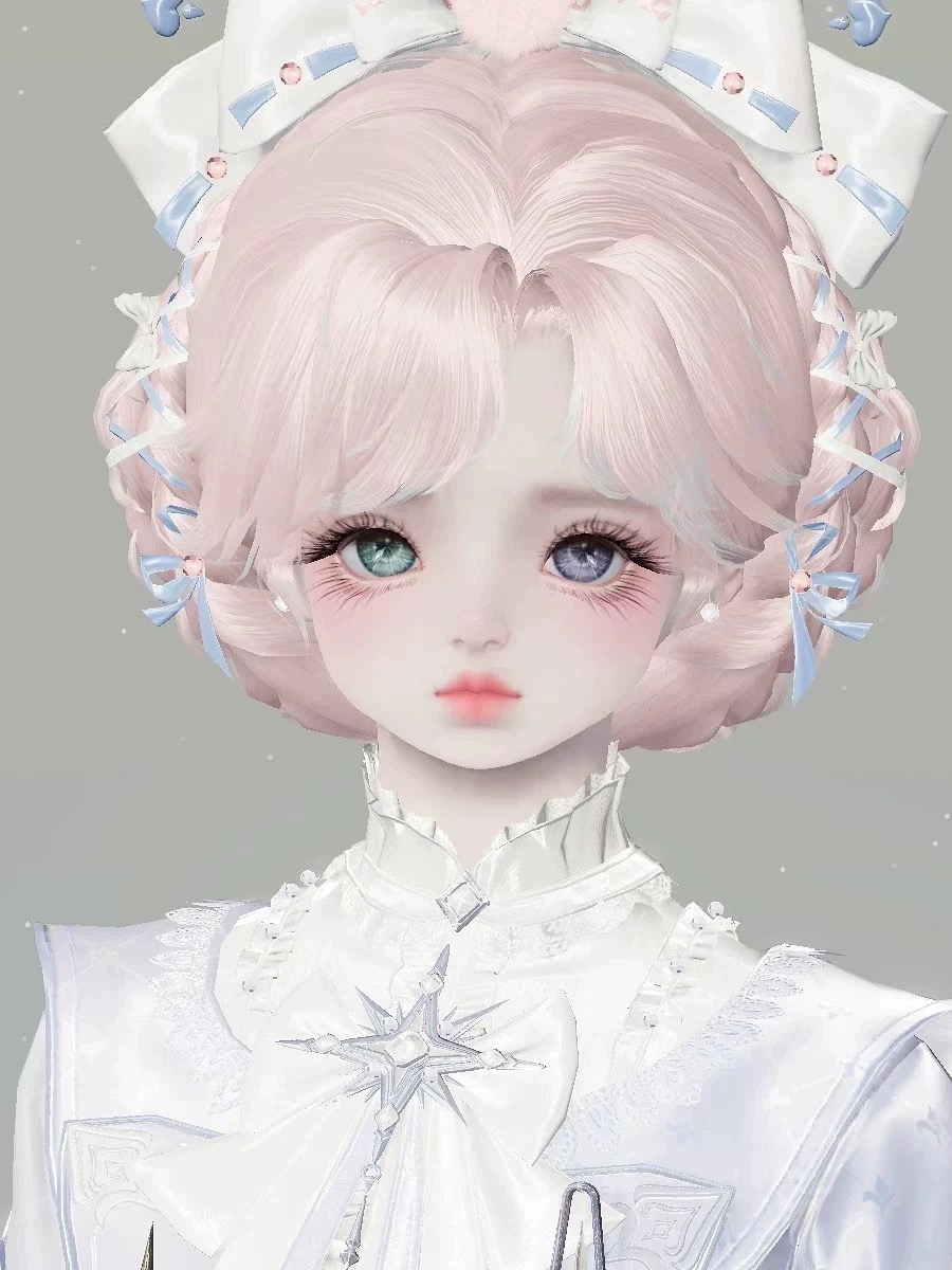 『甜贝奶芋』｜双妆｜天刀手游赛季服少女捏脸天涯明月刀银雪星星