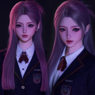 秒发 恋与深空捏脸女【韩国学妹】精致捏脸 纯欲甜妹 超美的脸脸