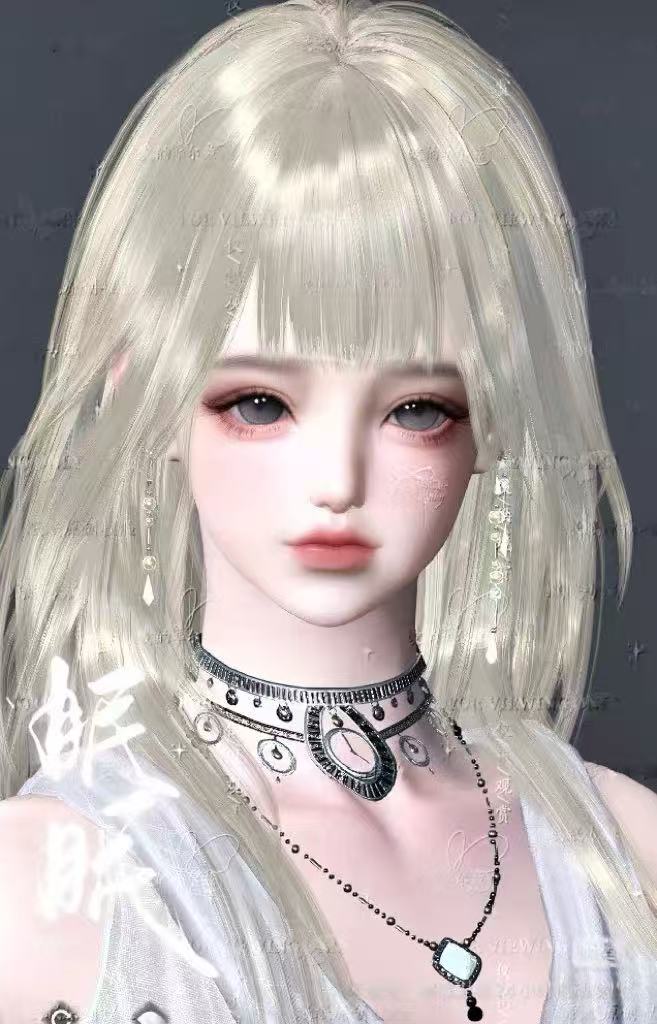 【秒发】茶茶 逆水寒ol端游捏脸 大体型女神龙玄鸿潮光云瑶姐姐体