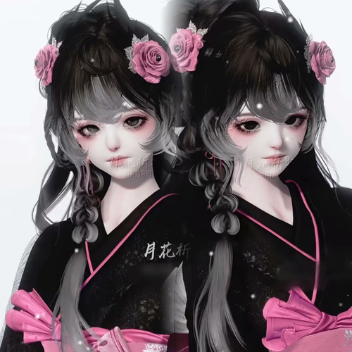 秒发国服【宁宁】 月花祈原创捏脸以闪亮之名捏脸