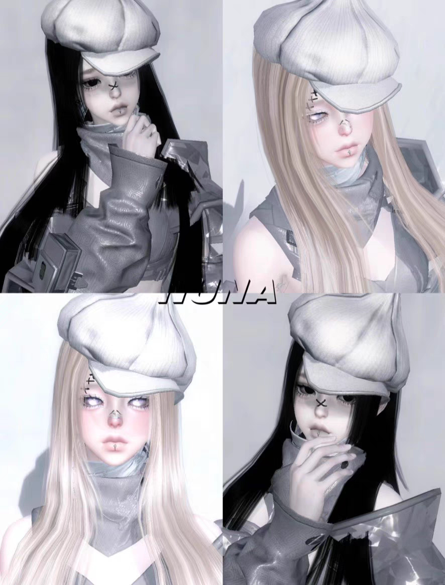 双妆 海零温 Short-term Berlin NUNANA 逆水寒手游捏脸女通用 - 实物图