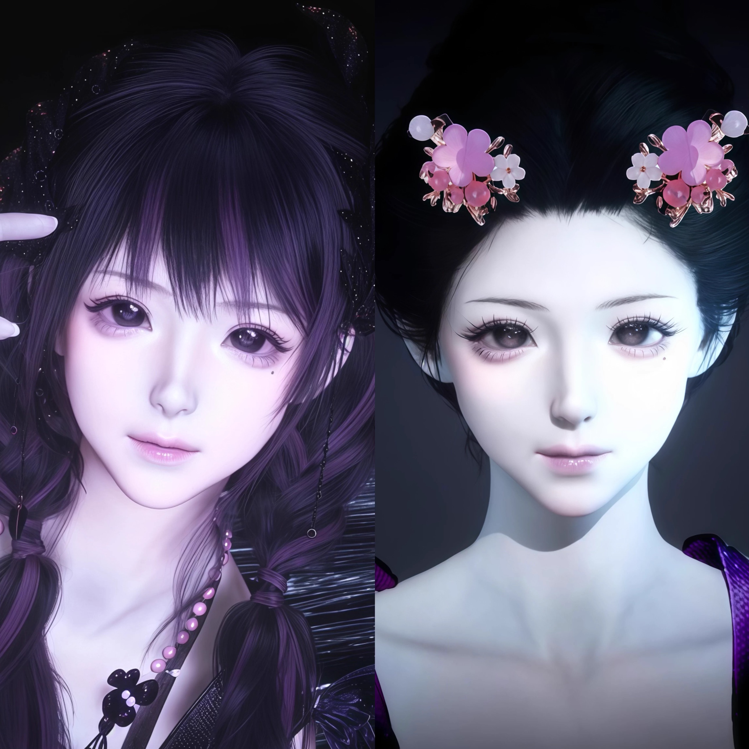 秒发 少女2 燕云十六声捏脸捏脸女 老实的村民 端手游通用捏脸 女