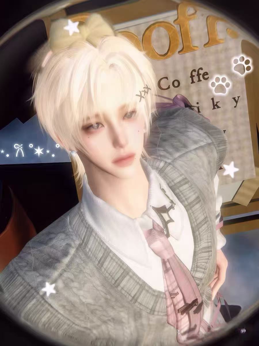 【秒发】这样看我也没用｜可爱男脸 逆水寒手游捏脸码男角色通用