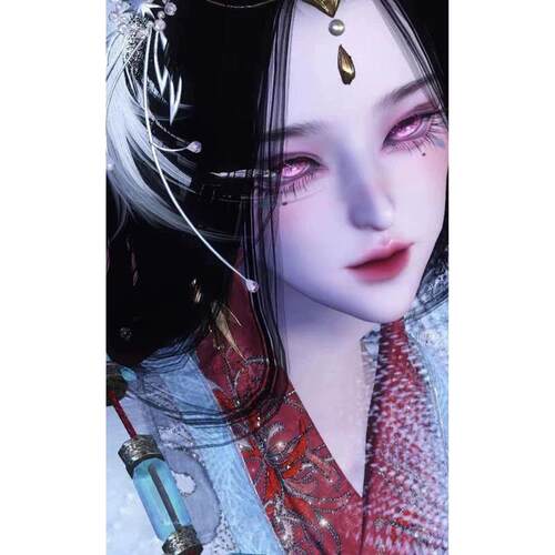 双妆 白灵淼 新倩女幽魂端游 捏脸女 有付费妆 平替妆容