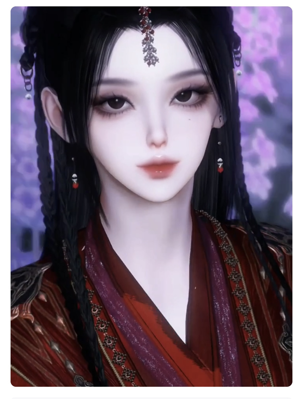 魅狐逆水寒手游捏脸 铁衣素问九灵神相龙吟血河碎梦女通用