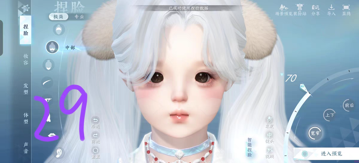 秒发 小圆29号 circle 限量 逆水寒手游捏脸女通用 原版