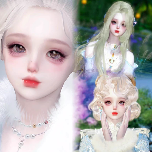 小棉花 你算是踢到棉花啦 JADE原创 逆水寒手游捏脸全职业女通用