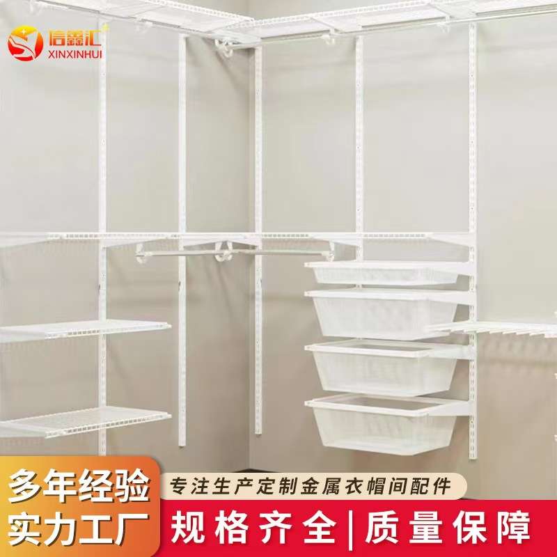 衣柜家用卧室出租房用简易组装经济型金属儿童小户型收纳柜子衣橱
