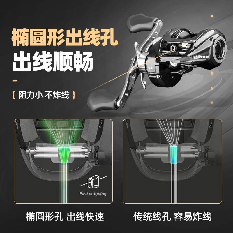 科马斯阿玛塔s全金属雷强论远投防炸线大物水滴轮近海船钓