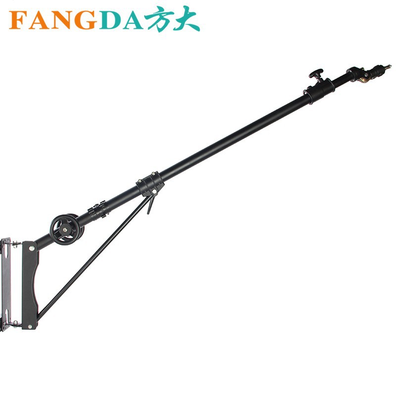 摄影器材10-C1117装墙式悬臂灯架摄影棚灯架摇头斜臂拍斜灯架拍摄图片