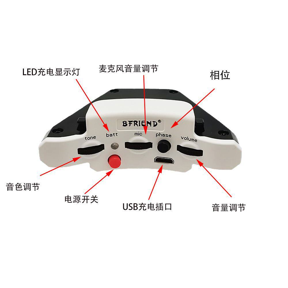 木吉他充电内置拾音器民谣古典尾钉拾音器安装简易快捷不伤吉他