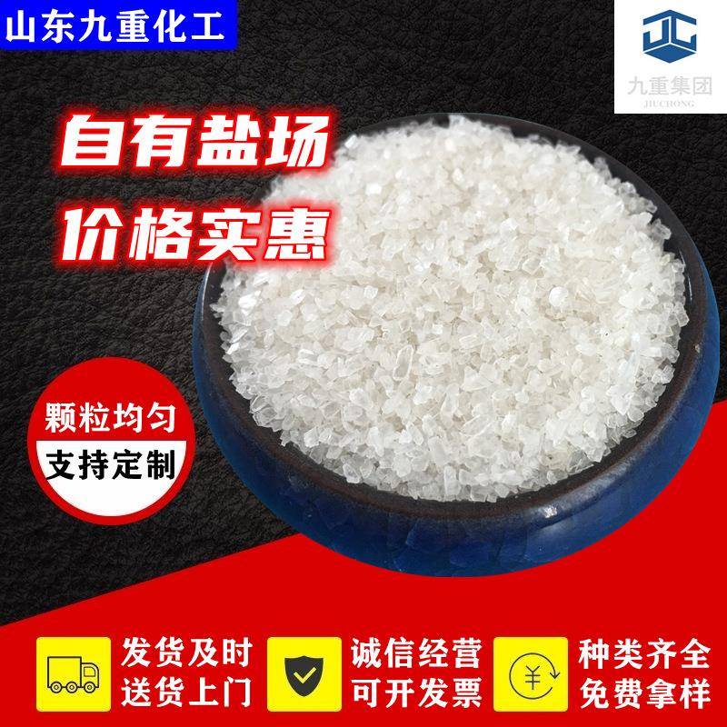 山东工业盐98含量热敷包用海晶盐1-2mm2-4mm规格日晒海晶盐
