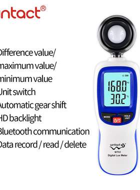 汇天益 WT81 手持式数字照度计 光照表 Illumination photometer