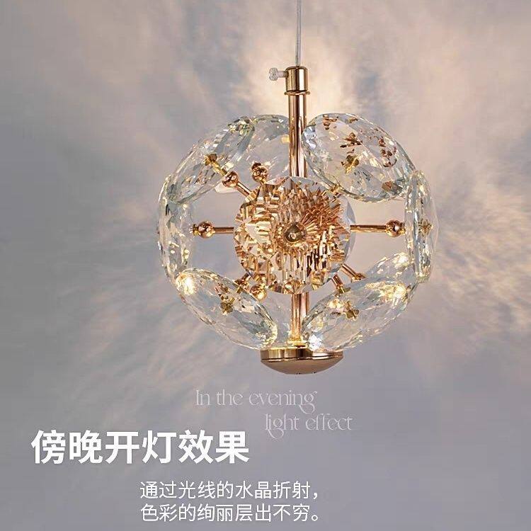 2025年新款壁灯床头水晶卧室轻奢主卧墙灯设计师款高级感客厅背景