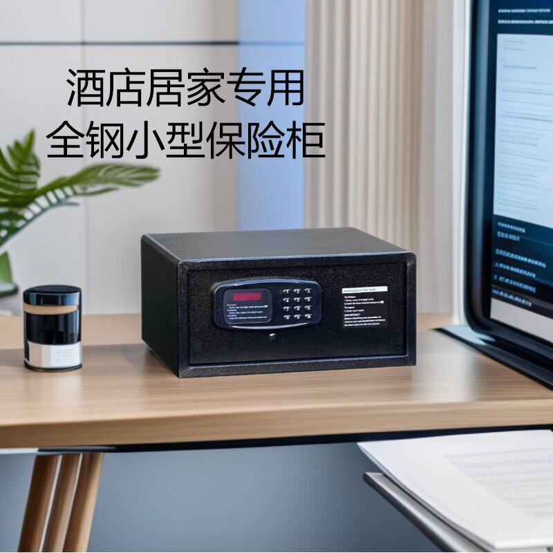 酒店保险柜20公分高电子密码保管箱可固定小型储物保险箱防盗