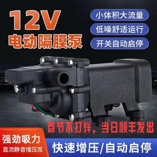 大流量浇水甲醇泵尿素泵耐腐蚀酸碱家用户外增压洗瓶泵自吸隔膜泵