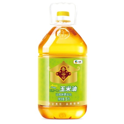 中粮香谷坊玉米油5L/桶装非转基因压榨植物食用油家庭用油