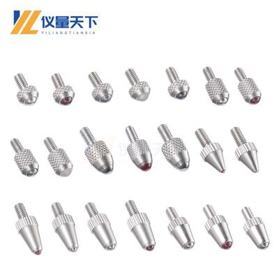 百分表测头千分表头高度规测针红宝石表针钨钢测针塑胶陶瓷测量头