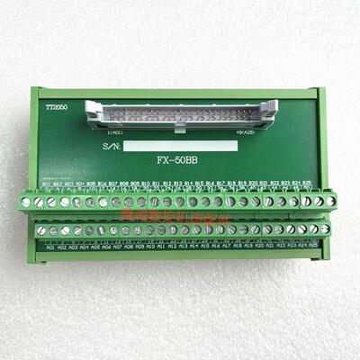 全新FANUC发那科系统50芯排线FX-50BB-F/-A分线器-B模块不带/带灯