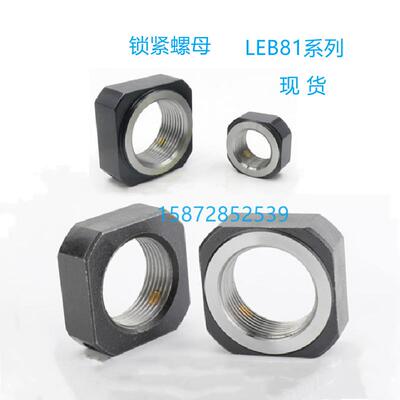 RN型现货锁紧螺母LEB81-M5 6 8 10 12 20 30方形支撑座用螺帽铜片