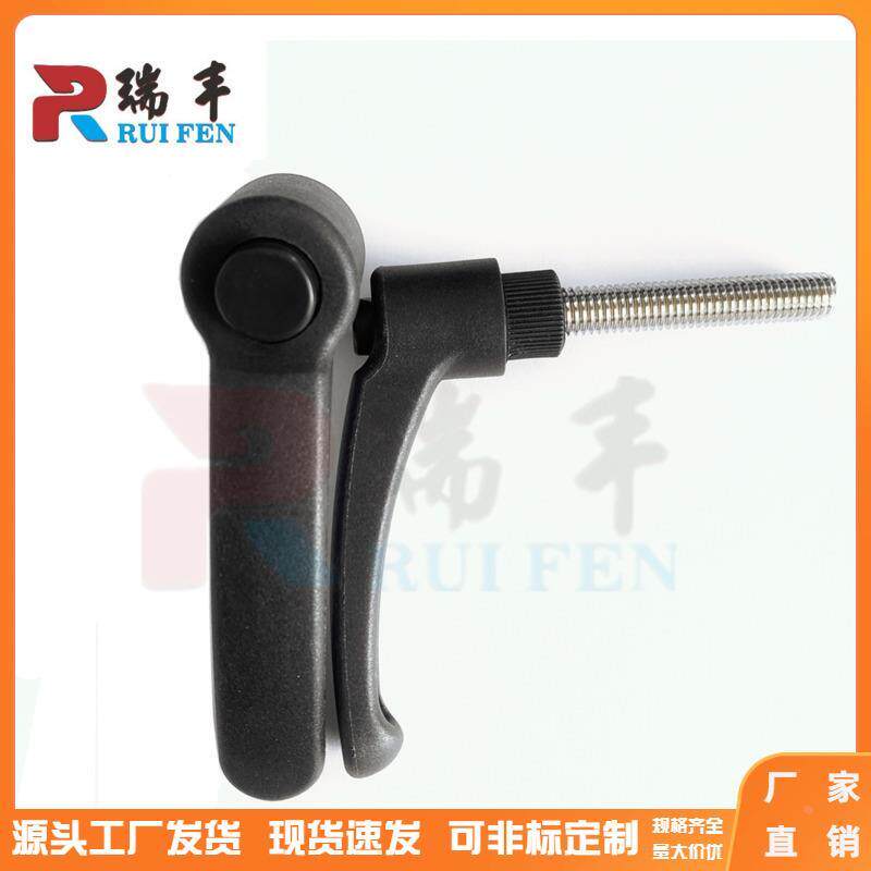 304可调位紧定塑料手柄螺丝 不锈钢螺杆树脂固定把手M5/6/8/10/12