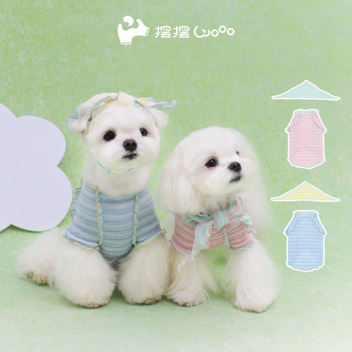 摆摆Wooo宠物猫狗春夏软糯背心