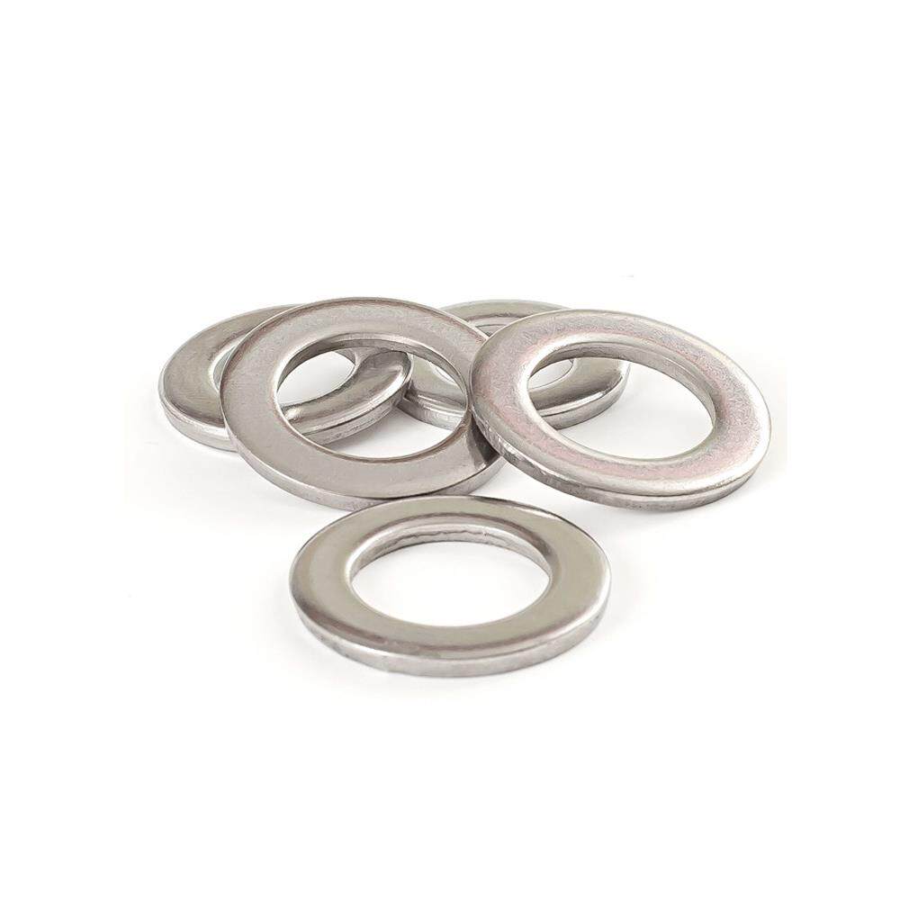 304不锈钢a级倒角型平垫圈倒角平垫片介子m5m6m8m10m12m16 gb97.