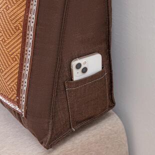 夏季凉席三角大靠枕床头靠沙发后靠背垫榻榻米靠背枕床上护腰靠垫