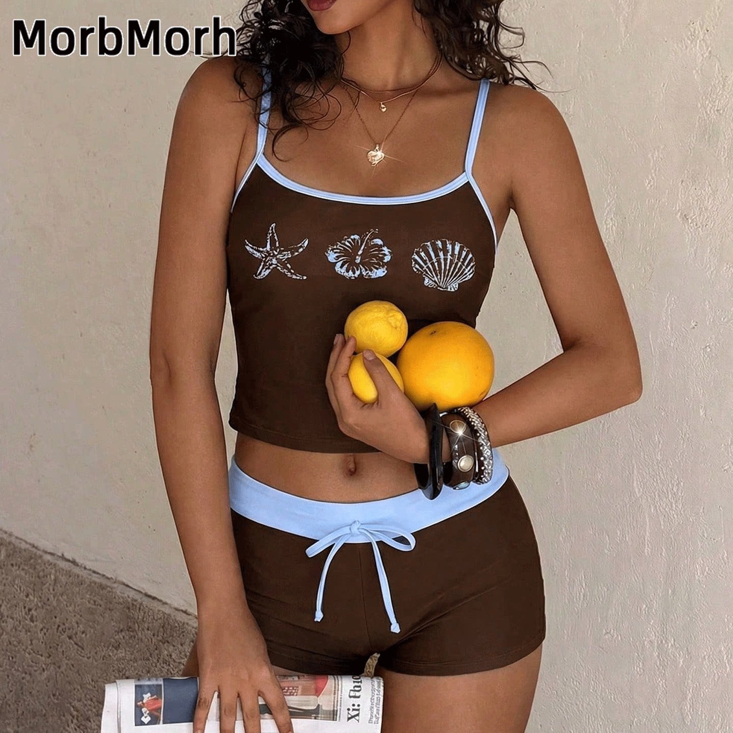 夏日欧美ins辣妹绝美私汤泳衣女