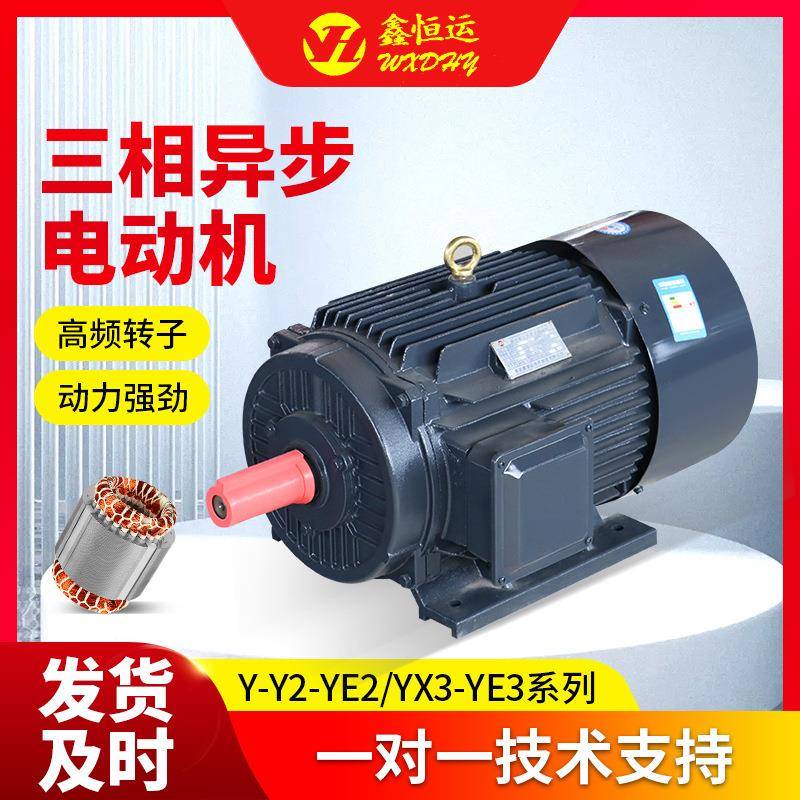 三相异步电动机YE2-200L1-2电机机床设备大功率风机用三相电动机