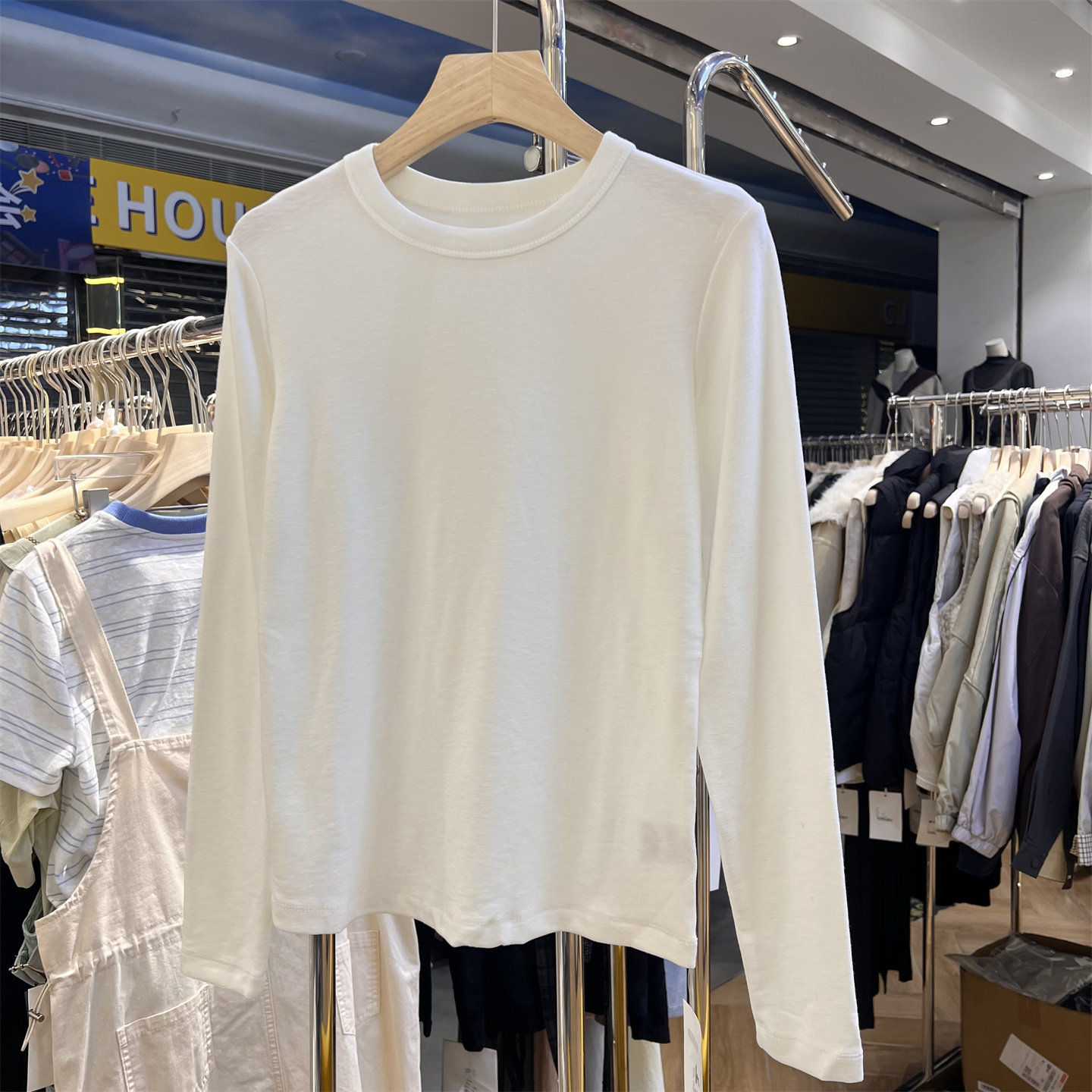 三可6920羊绒常规圆领内搭打底衫女长袖T恤修身显瘦基础款上衣潮,女装/女士精品,T恤,淘宝优惠券,粉丝福利购,淘宝优惠卷