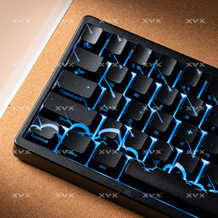 XVX 流星2.0键帽IMD工艺侧刻图案透光机械键盘帽wooting60迈从68