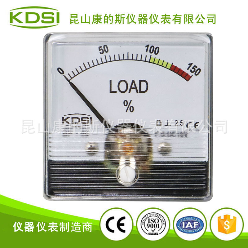 厂家供应 指针式直流电压表 负载表BP-60N DC10V 150%电焊机用表