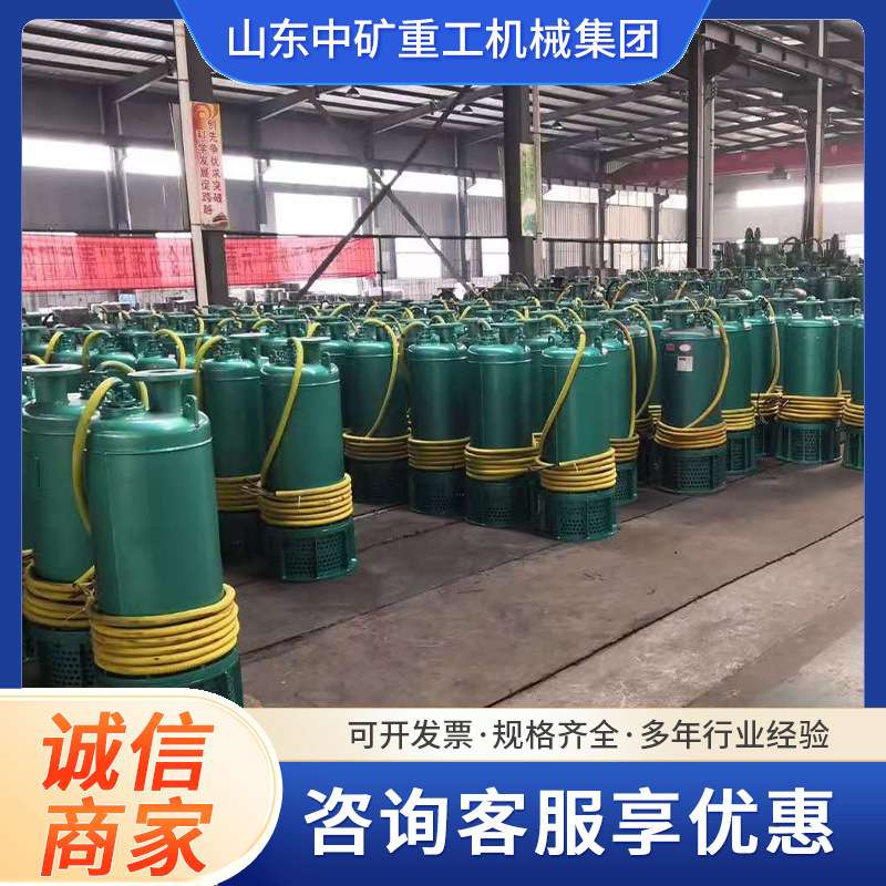 立井斜井及井底煤仓用排水潜水泵BQS大流量潜水泵 污水泵防爆排沙