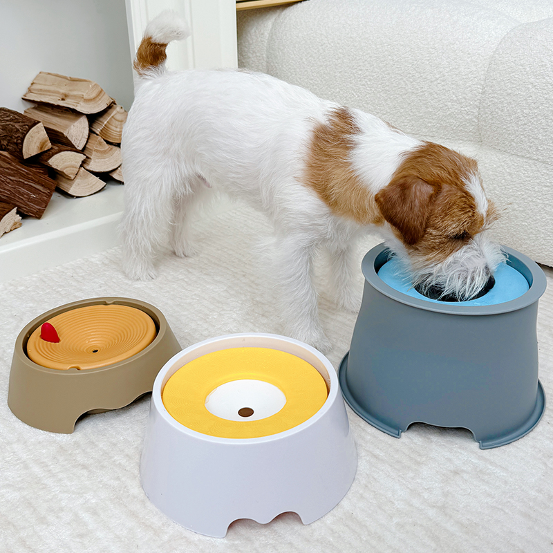 不湿嘴防灰尘抑菌防打翻宠物水碗