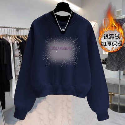 小个子短款印花外套女士2025春秋