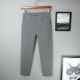 夏季 宽松直筒浅灰色商务正装 薄款 新款 九分休闲西裤 男士 裤 子浅色