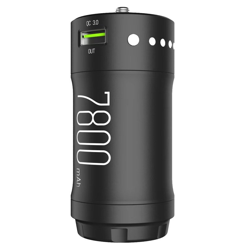 手持充电移动手柄LED补光w灯便携外拍内置7800毫安锂电池