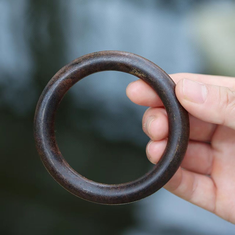 菩萨奇楠沉香手镯女士款饰品文艺复古民族风简约手环木质手镯子