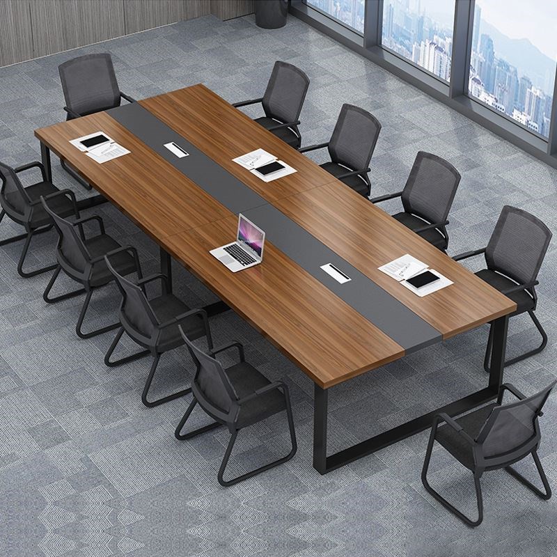 会议桌长桌长方形3米长条桌会议室桌椅组合小型2米办公桌简约现代