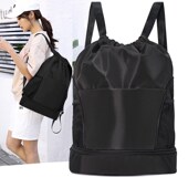 游泳包男女运动健身瑜伽干湿分离独立鞋 仓束口抽绳袋简约双肩包