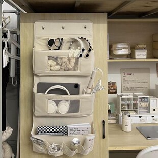 床边挂袋学生宿舍床铺神器床头收纳挂篮衣柜袜子内衣内裤收纳网兜