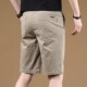 外穿居家裤 高端全棉休闲短裤 薄款 透气卡其色外出五分中裤 男士 夏季