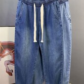 300斤美式 复古直筒休闲牛仔裤 男女春秋季 特大码 垂感宽松小脚裤 潮